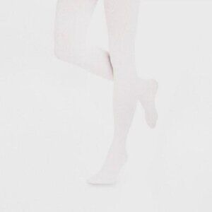Xhilaration Women's 40D Opaque Tights - White - L/XL